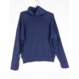 Stio Sweatshirt Womens XS Gray Tio Turtleneck Logo Outdoor Solid Pullover